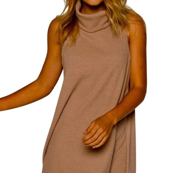 Aryeh sleeveless turtleneck sweater dress size small - Picture 3 of 7